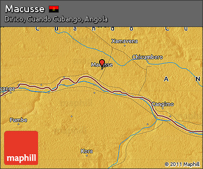 Physical Map of Macusse