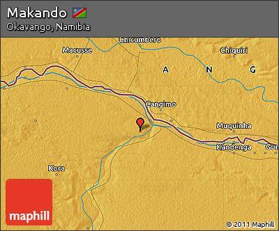 Physical Map of Makando