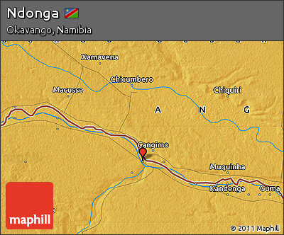 Physical Map of Ndonga