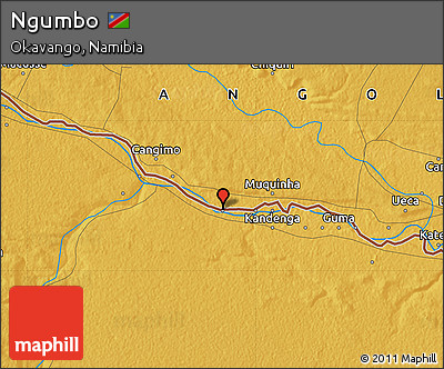 Physical Map of Ngumbo