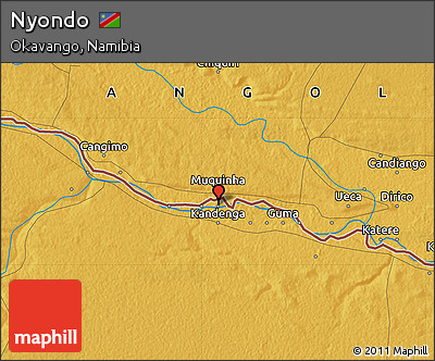 Physical Map of Nyondo