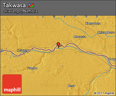 Physical Map of Takwasa