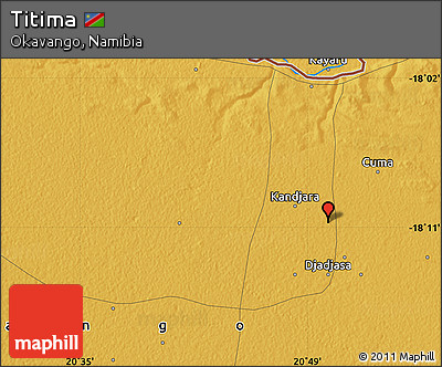 Physical Map of Titima