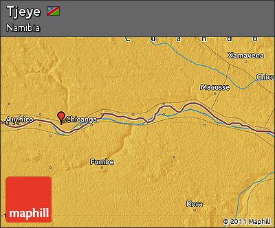 Physical Map of Tjeye