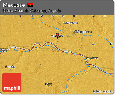 Physical Map of Macusse