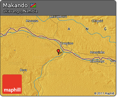 Physical Map of Makando
