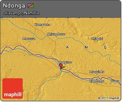 Physical Map of Ndonga