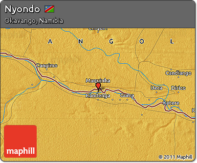 Physical Map of Nyondo