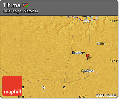 Physical Map of Titima
