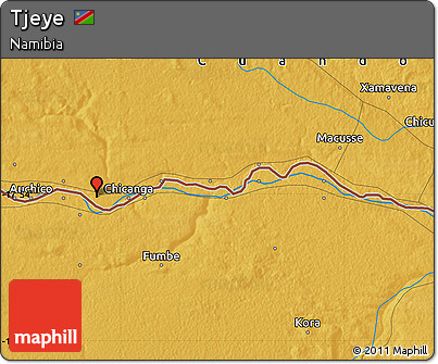 Physical Map of Tjeye