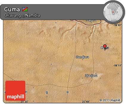 Satellite Map of Cuma