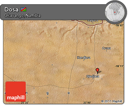 Satellite Map of Dosa