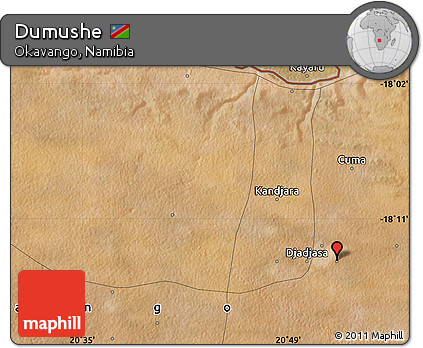 Satellite Map of Dumushe