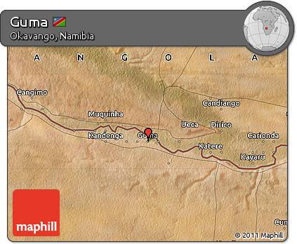 Satellite Map of Guma