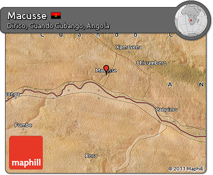 Satellite Map of Macusse
