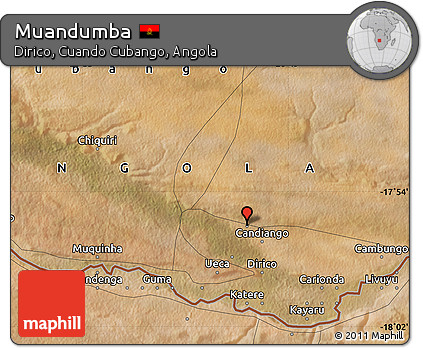 Satellite Map of Muandumba