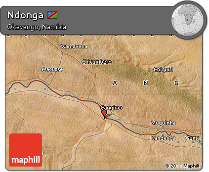 Satellite Map of Ndonga