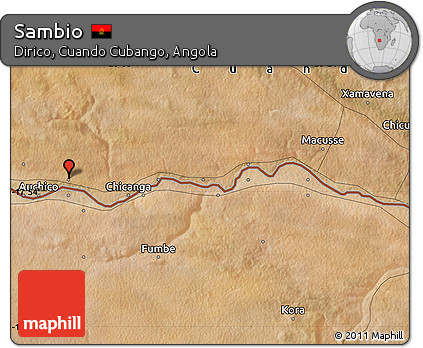 Satellite Map of Sambio