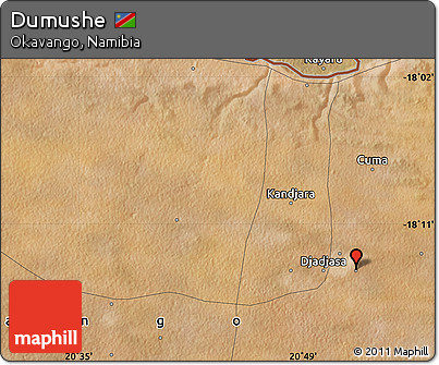 Satellite Map of Dumushe