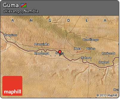 Satellite Map of Guma