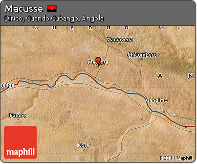 Satellite Map of Macusse