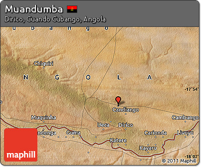 Satellite Map of Muandumba