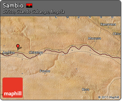 Satellite Map of Sambio