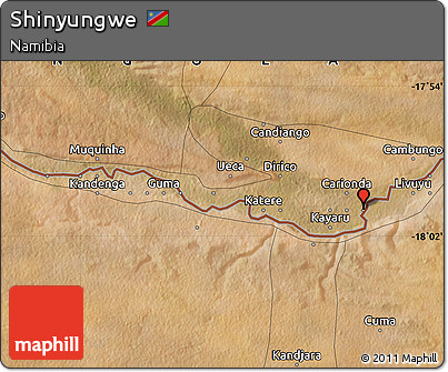 Satellite Map of Shinyungwe