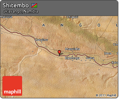 Satellite Map of Shitembo