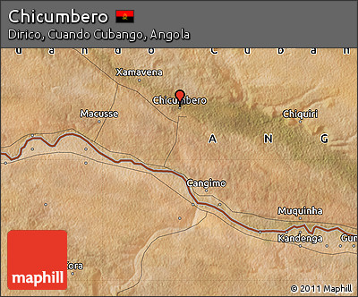 Satellite Map of Chicumbero