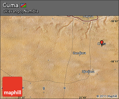 Satellite Map of Cuma