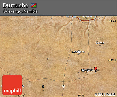 Satellite Map of Dumushe