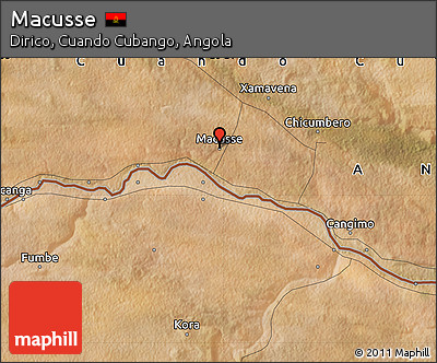Satellite Map of Macusse