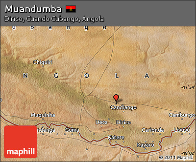 Satellite Map of Muandumba