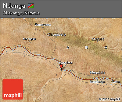 Satellite Map of Ndonga