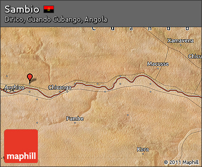Satellite Map of Sambio