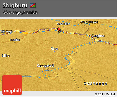 Physical Panoramic Map of Shighuru
