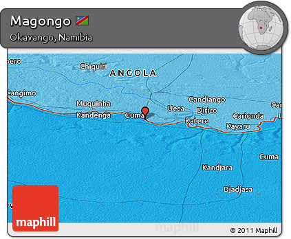 Political Panoramic Map of Magongo