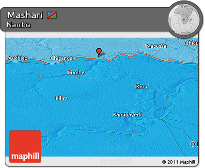 Political Panoramic Map of Mashari