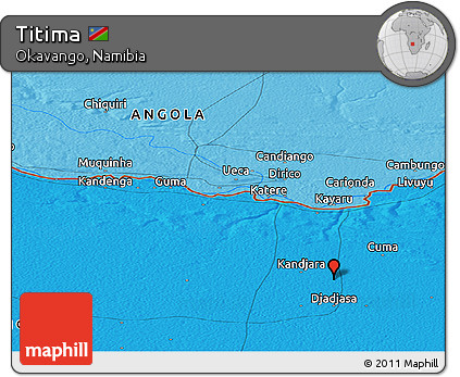 Political Panoramic Map of Titima