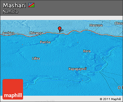 Political Panoramic Map of Mashari