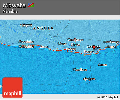 Political Panoramic Map of Mbwata