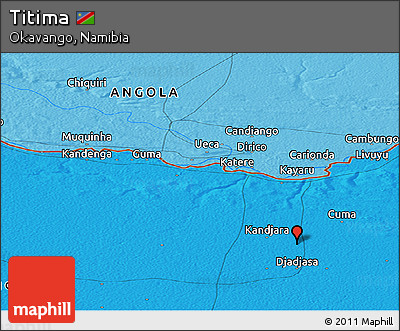 Political Panoramic Map of Titima