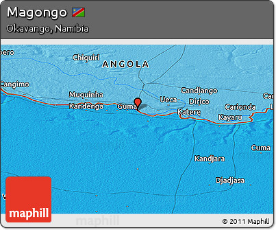 Political Panoramic Map of Magongo