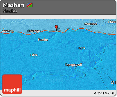 Political Panoramic Map of Mashari