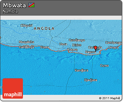 Political Panoramic Map of Mbwata