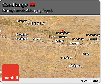 Satellite Panoramic Map of Candiango