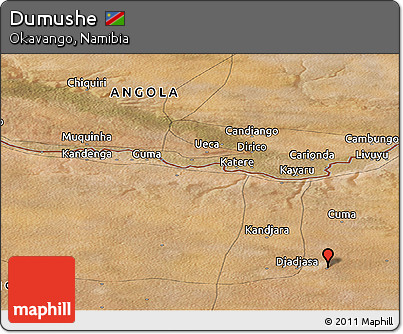 Satellite Panoramic Map of Dumushe