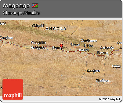 Satellite Panoramic Map of Magongo