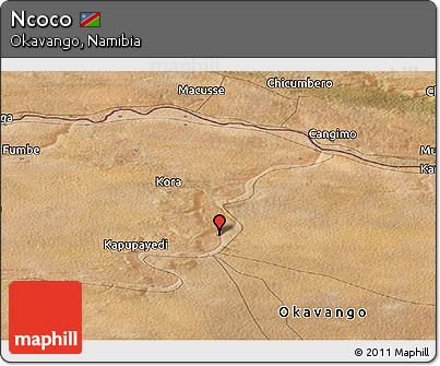 Satellite Panoramic Map of Ncoco